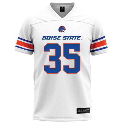 Boise State - NCAA Football : Colton Boomer - White Football Jersey-0