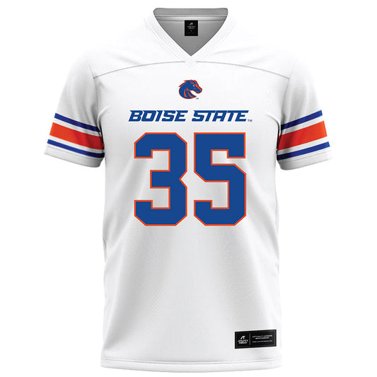 Boise State - NCAA Football : Colton Boomer - White Football Jersey-0