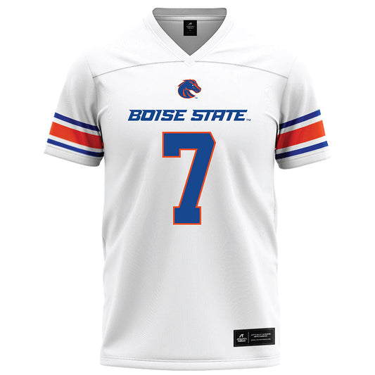 Boise State - NCAA Football : Jaden Mickey - White Football Jersey-0