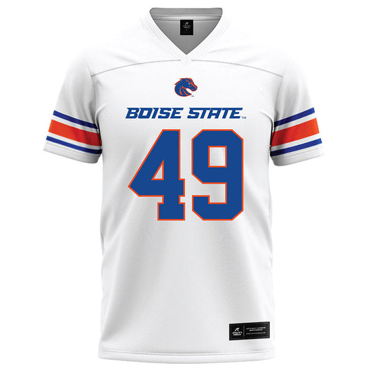 Boise State - NCAA Football : Beckham Hofland - White Football Jersey-0