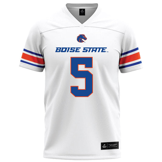 Boise State - NCAA Football : Jayden Virgin-Morgan - White Football Jersey-0