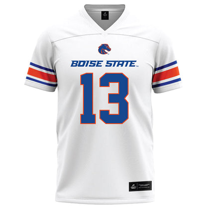 Boise State - NCAA Football : Sterling Lane - White Football Jersey-0