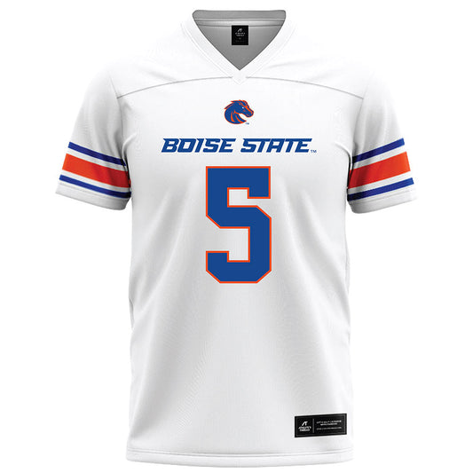 Boise State - NCAA Football : Jayden Virgin-Morgan - White Football Jersey-0
