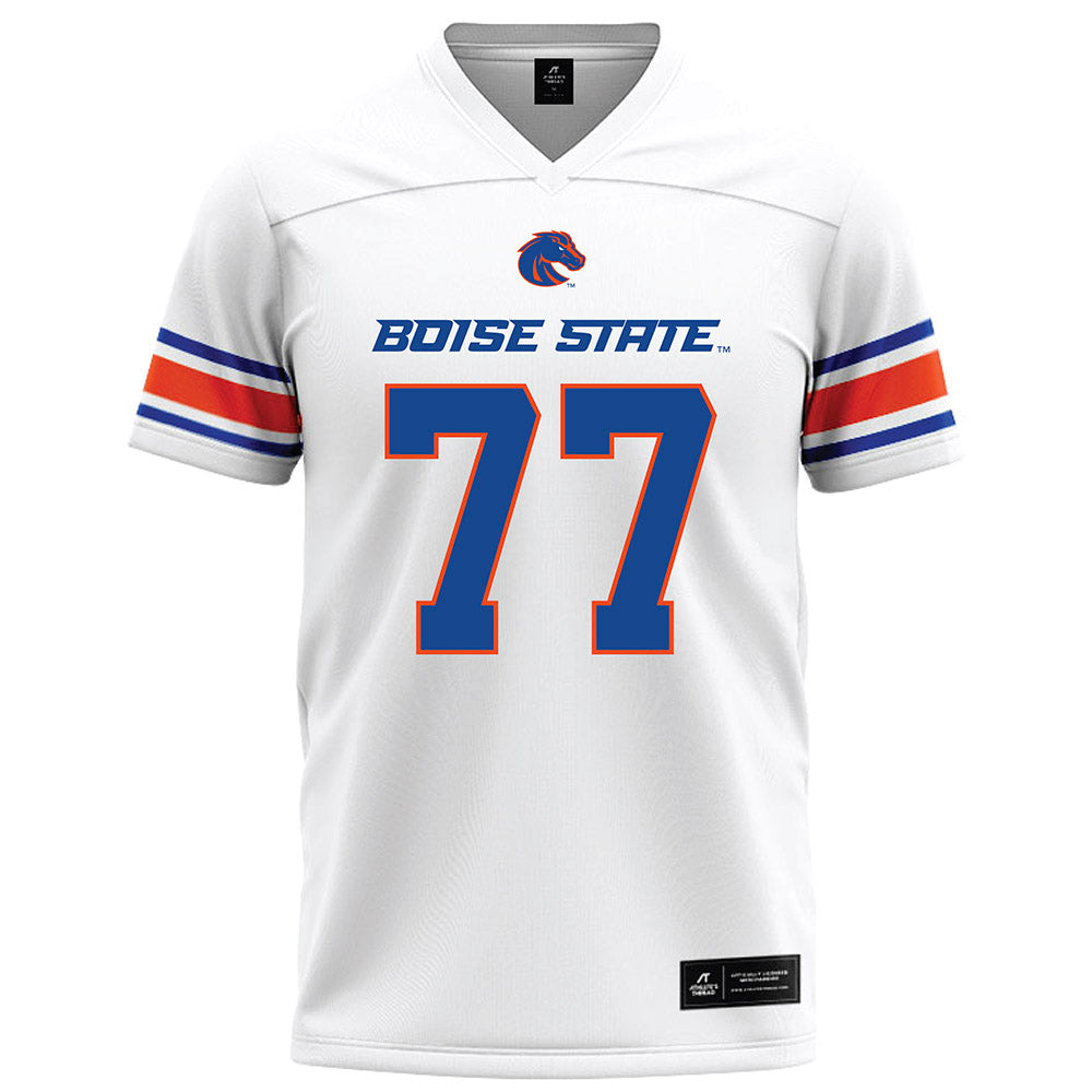Boise State - NCAA Football : Kole Cronin - White Football Jersey-0