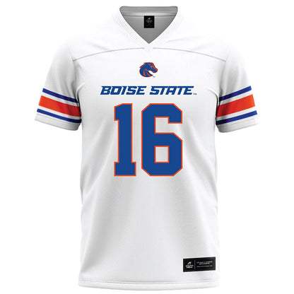 Boise State - NCAA Football : Franklyn Johnson Jr - White Football Jersey