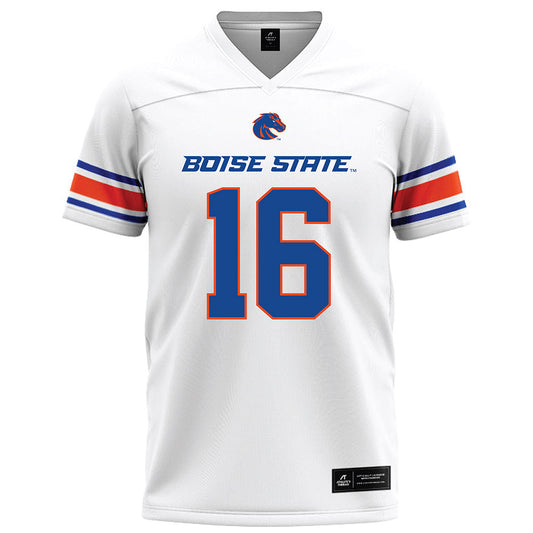 Boise State - NCAA Football : Franklyn Johnson Jr - White Football Jersey