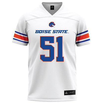 Boise State - NCAA Football : Roman Caywood - White Football Jersey