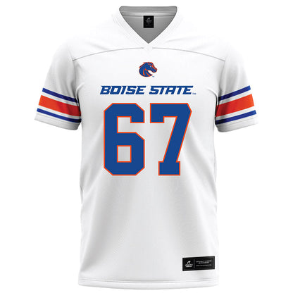 Boise State - NCAA Football : Jason Steele - White Football Jersey-0