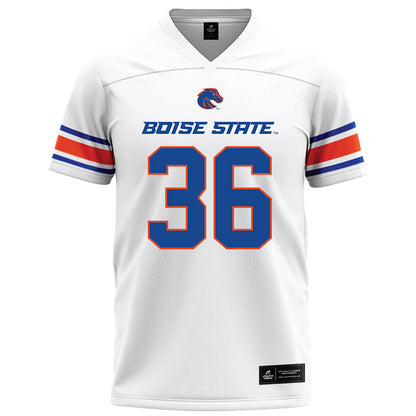 Boise State - NCAA Football : Cole Miller - White Football Jersey-0