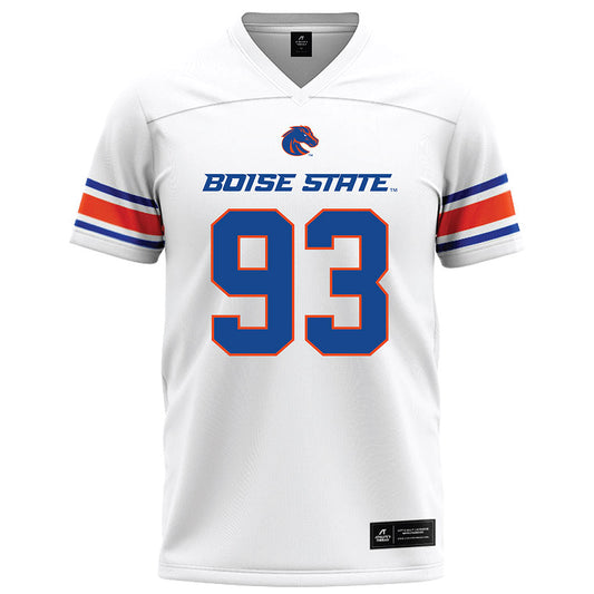 Boise State - NCAA Football : Ryder Swanson - White Football Jersey-0
