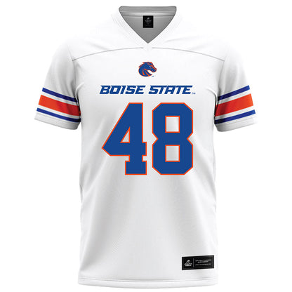 Boise State - NCAA Football : Ryan Brekke - White Football Jersey-0