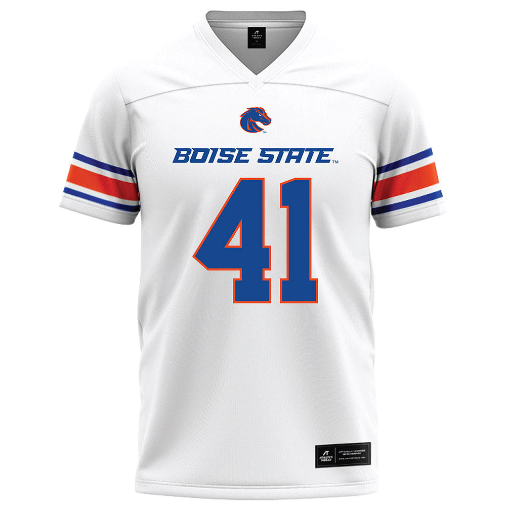 Boise State - NCAA Football : Rocky Dunn - White Football Jersey-0