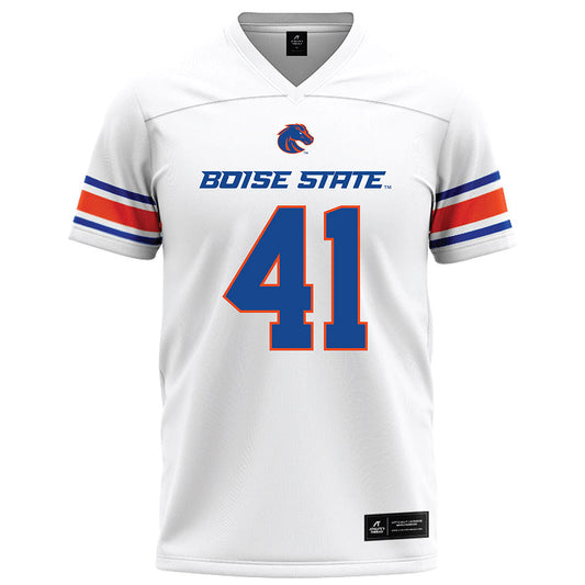 Boise State - NCAA Football : Rocky Dunn - White Football Jersey-0