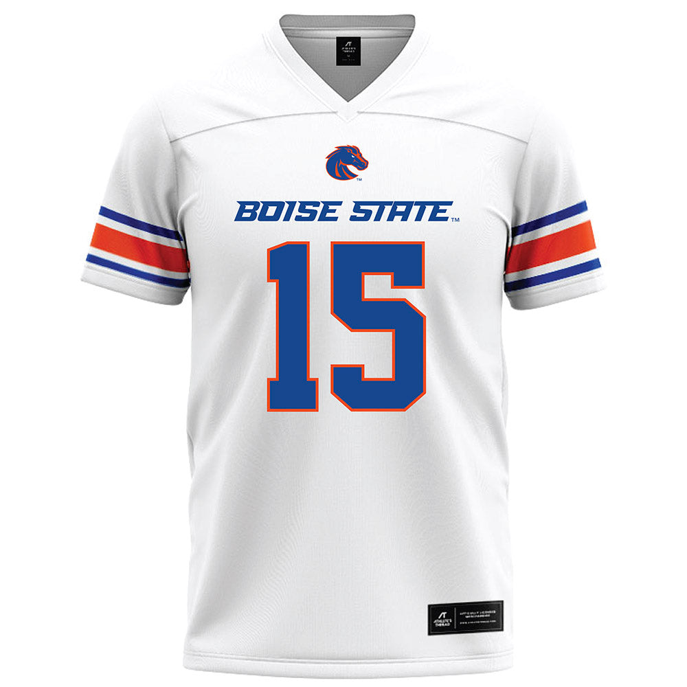 Boise State - NCAA Football : Qumonte Williams Jr - White Football Jersey-0