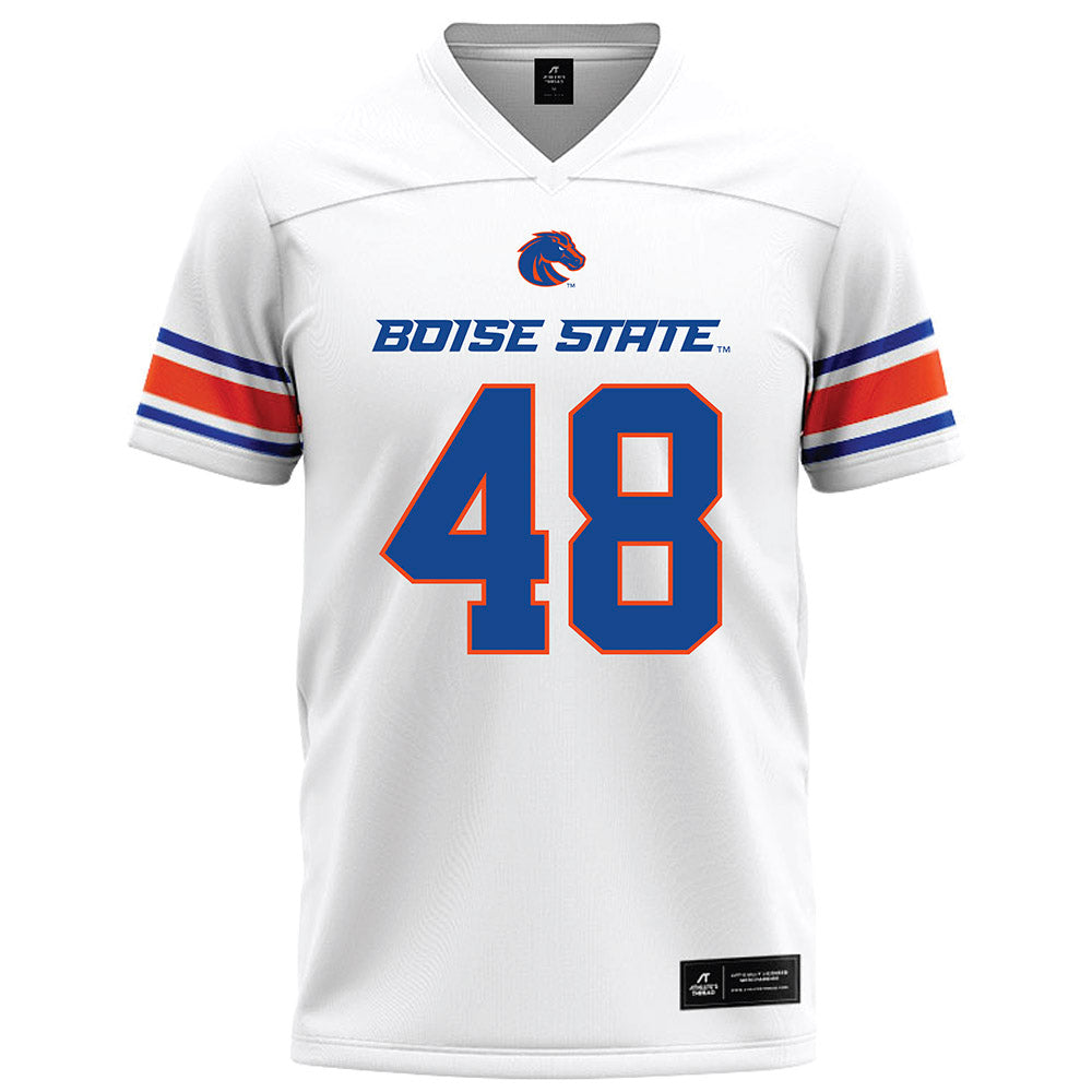 Boise State - NCAA Football : Canaan Moore - White Football Jersey-0