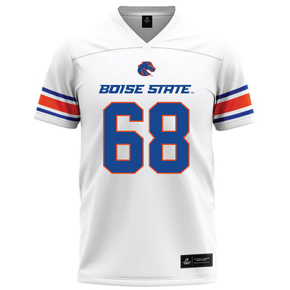 Boise State - NCAA Football : Jake Steele - White Football Jersey-0