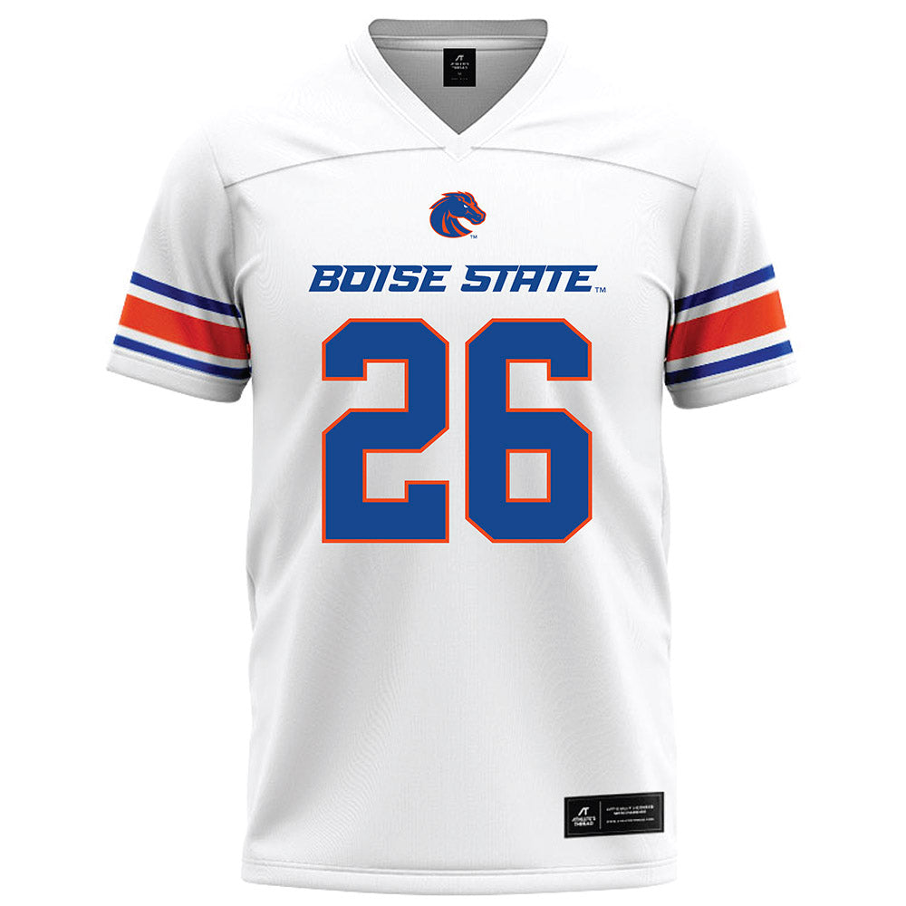 Boise State - NCAA Football : Sire Gaines - White Football Jersey-0