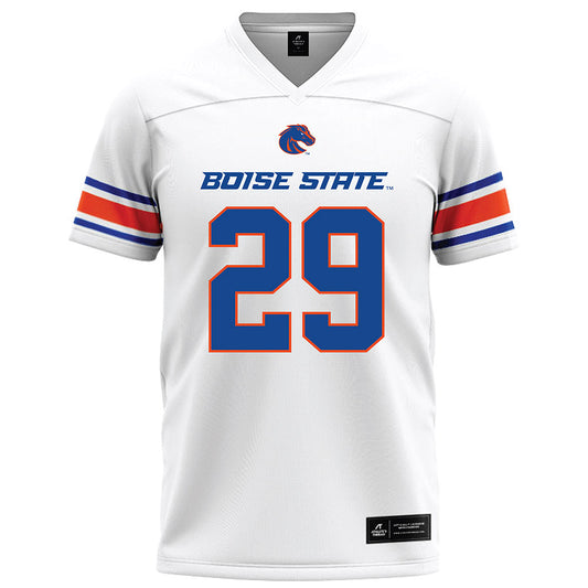 Boise State - NCAA Football : Lincoln Dunn - White Football Jersey-0