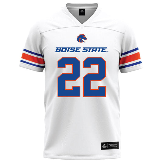 Boise State - NCAA Football : Juelz Goff - White Football Jersey-0