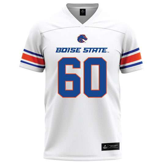 Boise State - NCAA Football : Tyler Himebauch - White Football Jersey-0