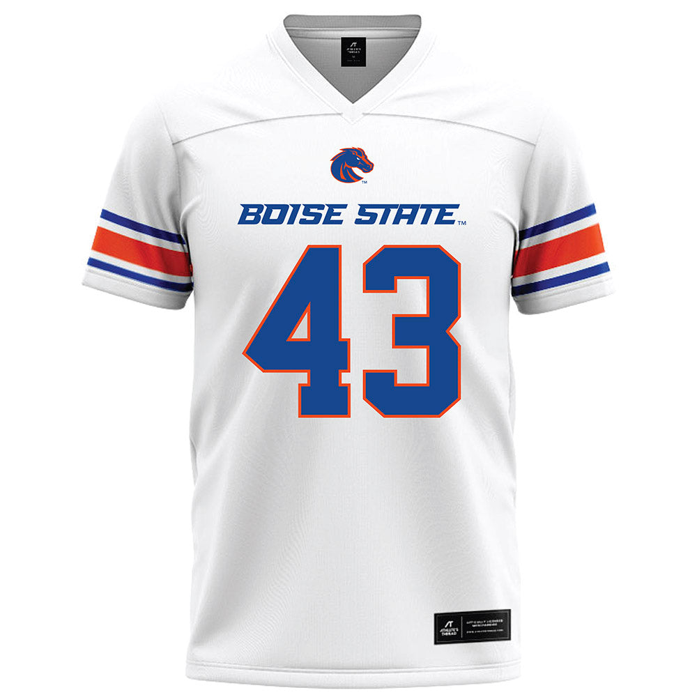 Boise State - NCAA Football : Jake Ripp - White Football Jersey-0