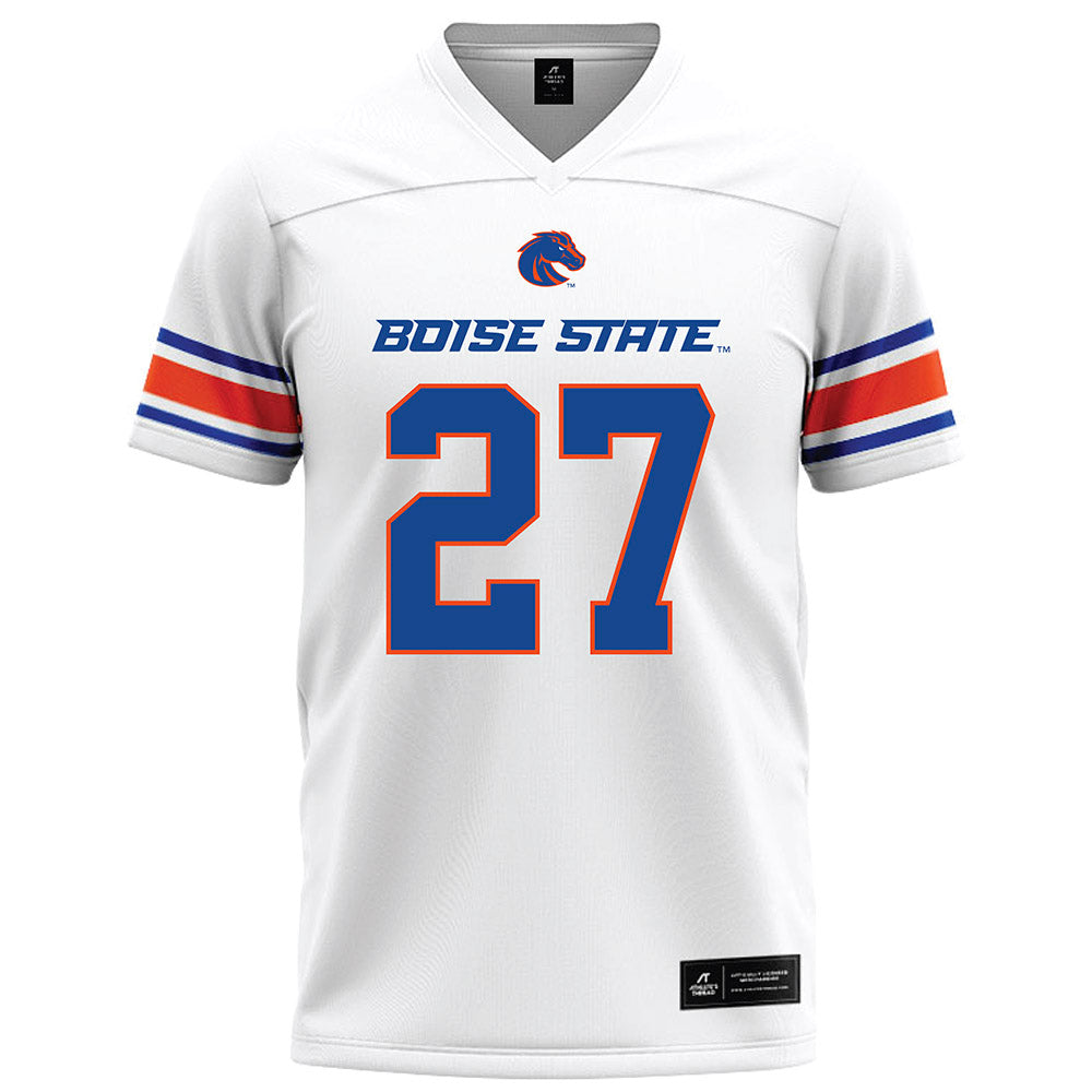 Boise State - NCAA Football : Harry Stewart - White Football Jersey-0