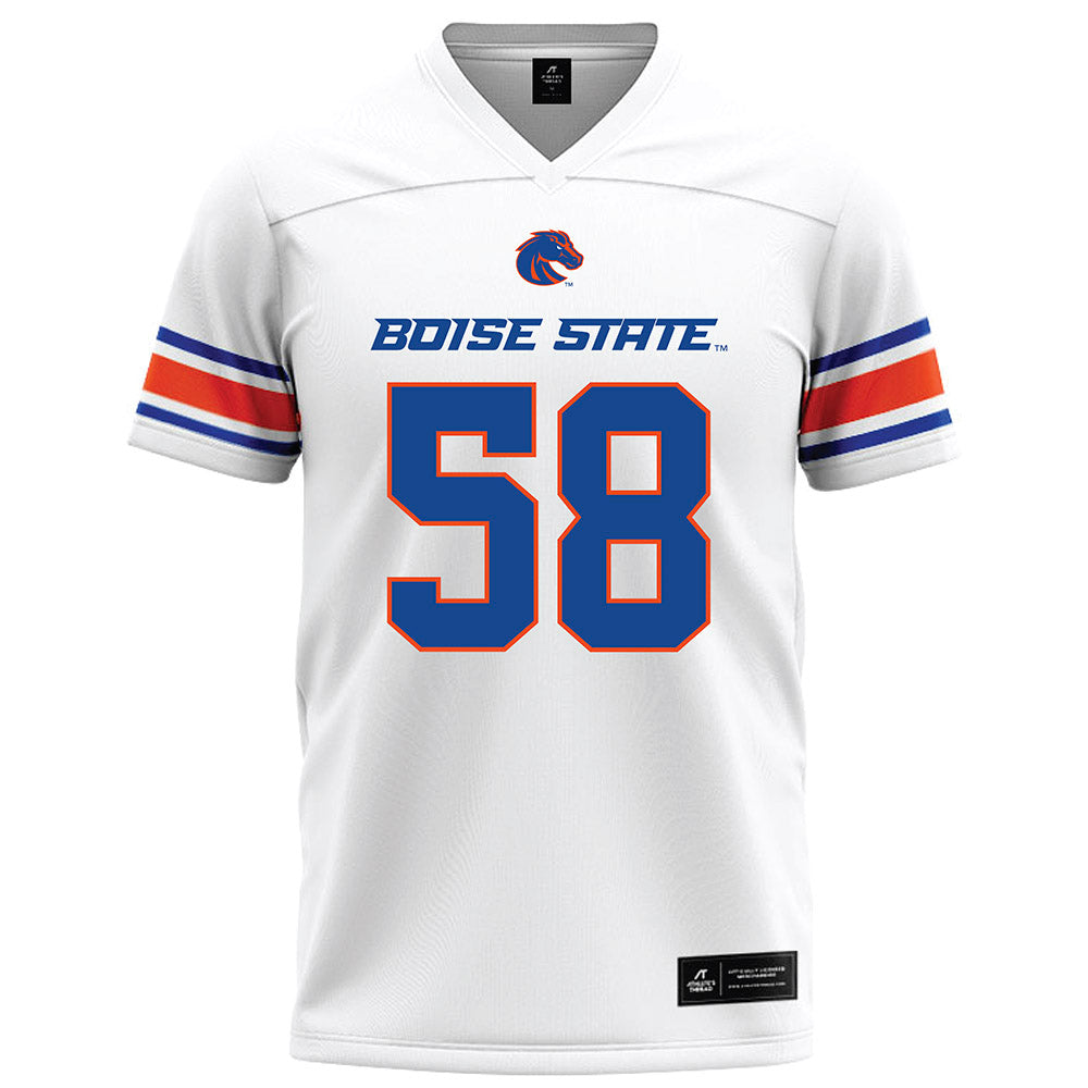 Boise State - NCAA Football : Deuce Alailefaleula - White Football Jersey-0