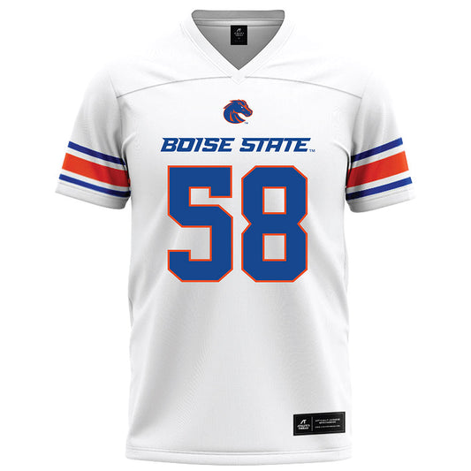 Boise State - NCAA Football : Deuce Alailefaleula - White Football Jersey-0