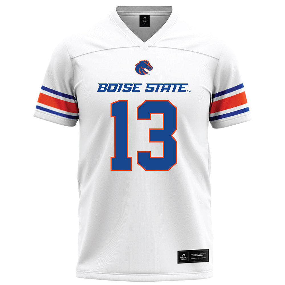 Boise State - NCAA Football : Darren Morris - White Football Jersey-0