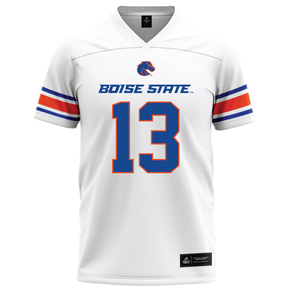 Boise State - NCAA Football : Darren Morris - White Football Jersey-0
