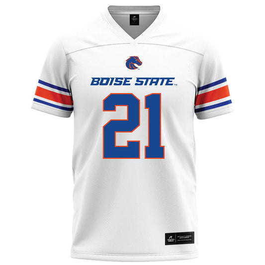 Boise State - NCAA Football : Zion Washington - White Football Jersey