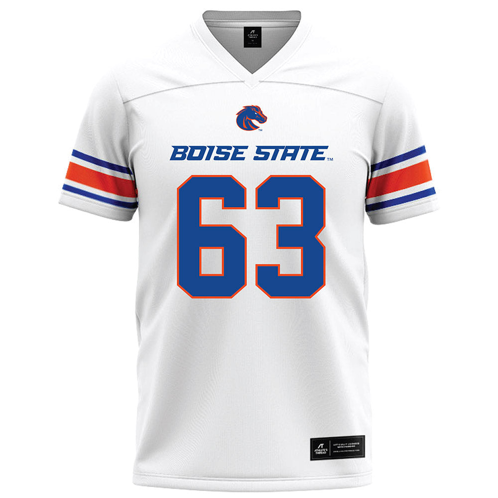 Boise State - NCAA Football : Connor LaGrow - White Football Jersey-0