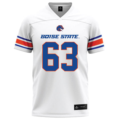 Boise State - NCAA Football : Connor LaGrow - White Football Jersey-0
