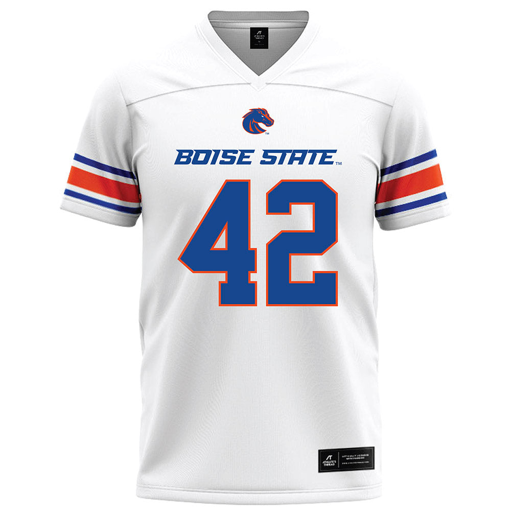 Boise State - NCAA Football : Zyhaire Lewis - White Football Jersey-0