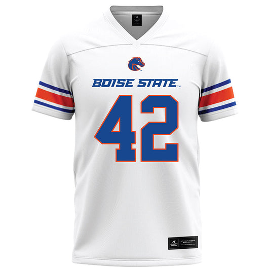 Boise State - NCAA Football : Zyhaire Lewis - White Football Jersey-0