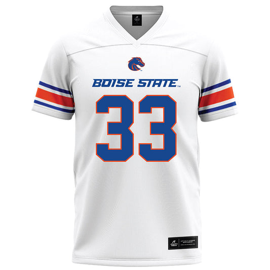 Boise State - NCAA Football : Josiah Alanis - White Football Jersey-0