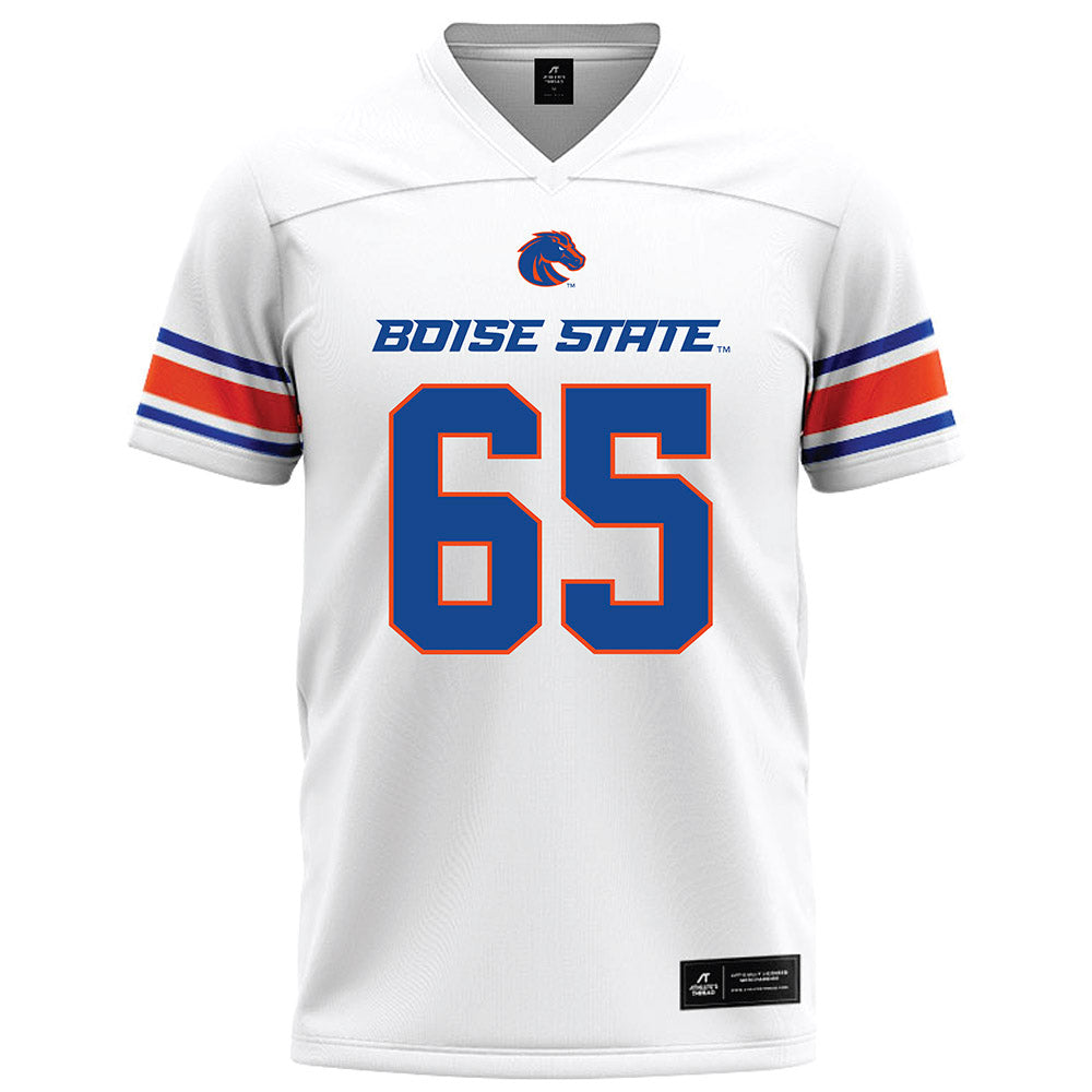 Boise State - NCAA Football : Ashton Kershner - White Football Jersey-0
