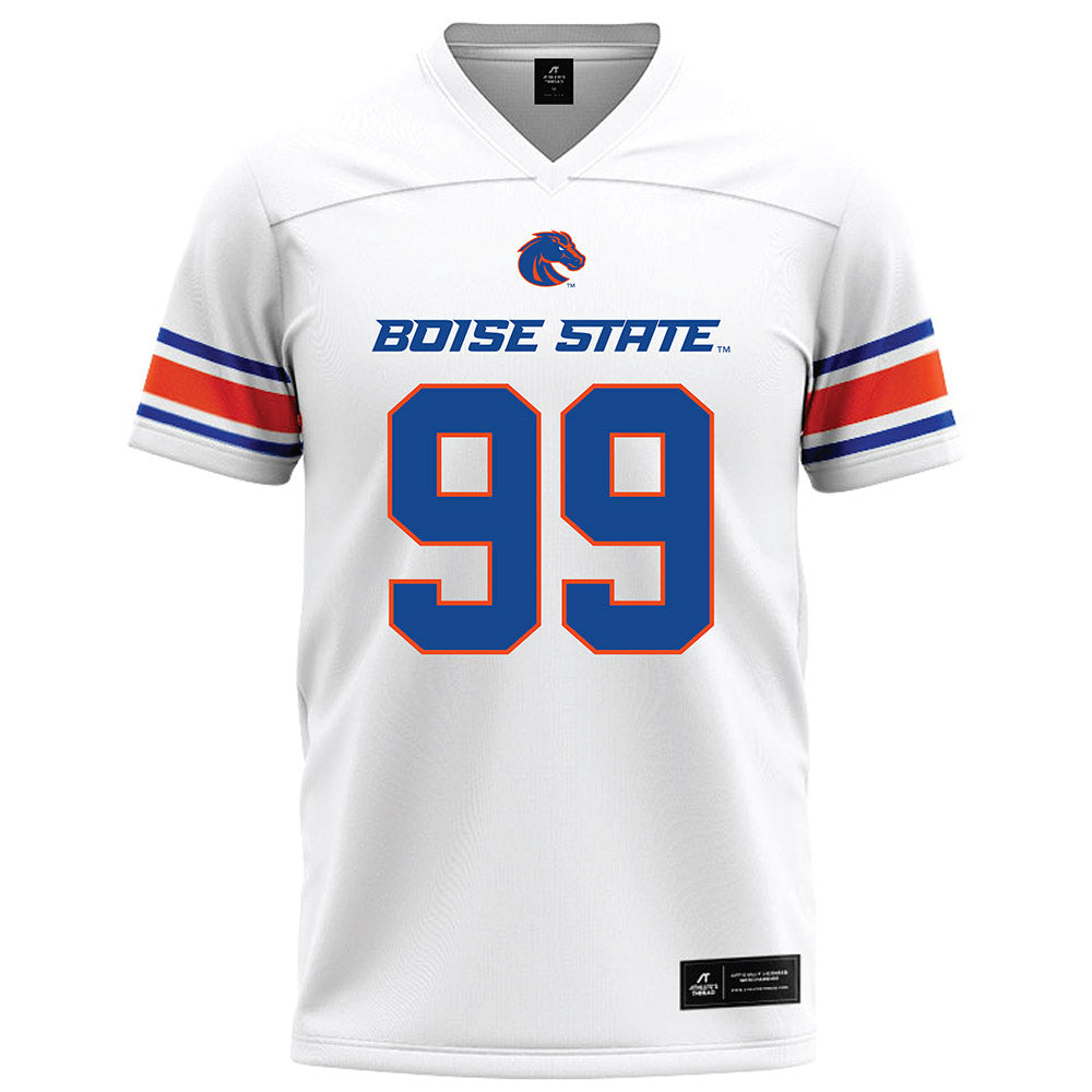 Boise State - NCAA Football : Michael Madrie - White Football Jersey-0