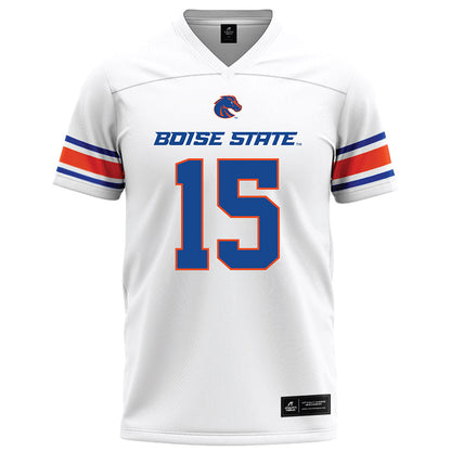 Boise State - NCAA Football : Zeke Martinez - White Football Jersey-0