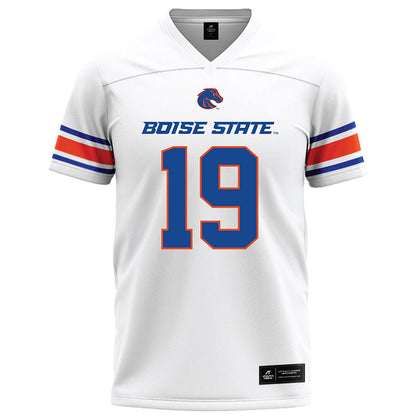 Boise State - NCAA Football : Rasean Jones - White Football Jersey-0