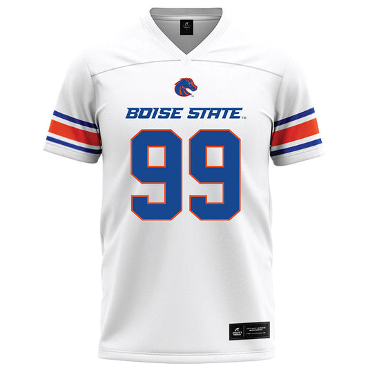 Boise State - NCAA Football : Michael Madrie - White Football Jersey-0
