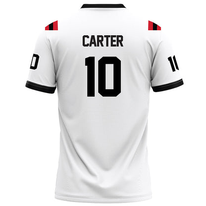 Arkansas State - NCAA Football : Tony Carter - White Football Jersey-1