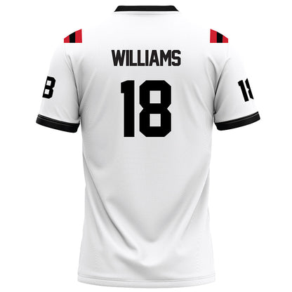 Arkansas State - NCAA Football : Kyle Williams - White Football Jersey