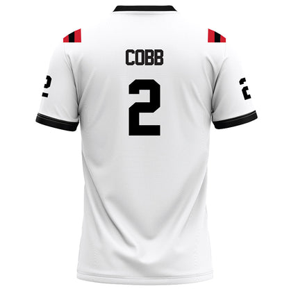 Arkansas State - NCAA Football : Chauncy Cobb - White Football Jersey-1