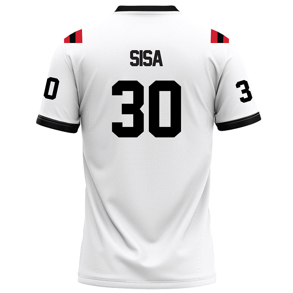 Arkansas State - NCAA Football : Damon Sisa - White Football Jersey