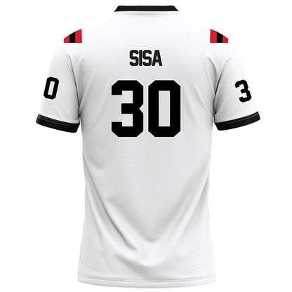 Arkansas State - NCAA Football : Damon Sisa - White Football Jersey