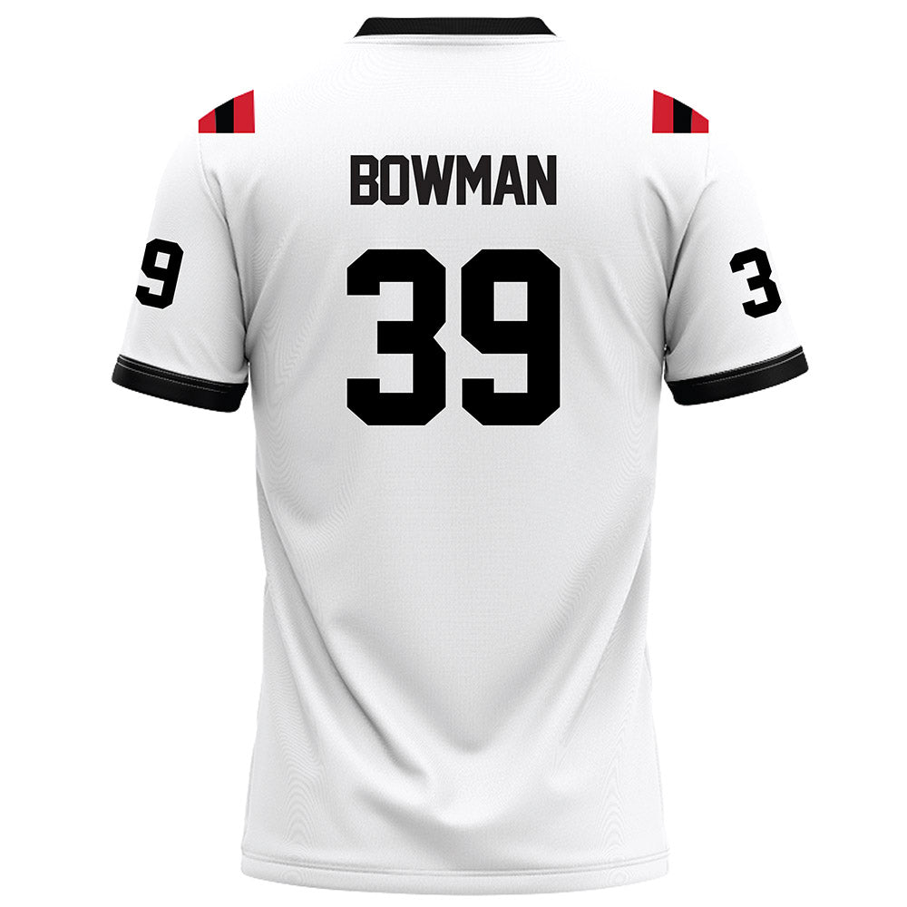 Arkansas State - NCAA Football : Ethan Bowman - White Football Jersey-1