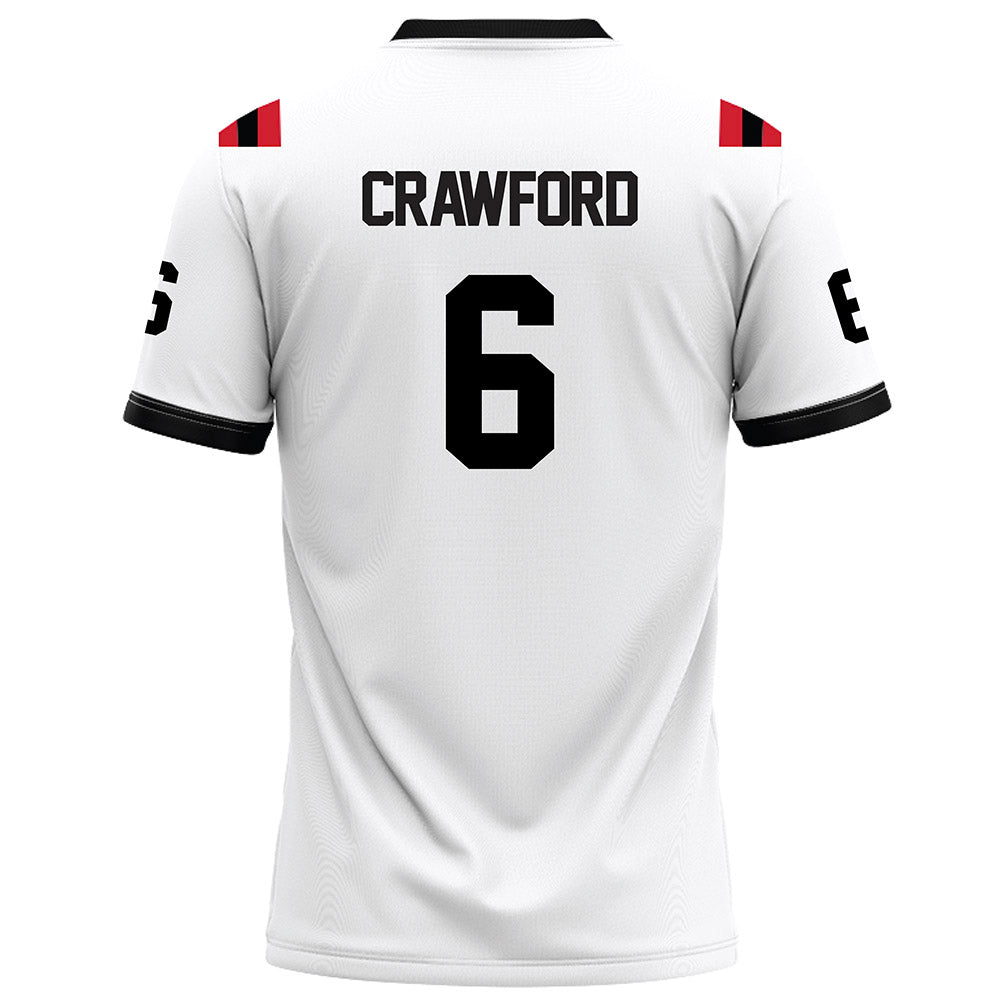 Arkansas State - NCAA Football : Ethan Crawford - White Football Jersey-1