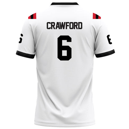 Arkansas State - NCAA Football : Ethan Crawford - White Football Jersey-1