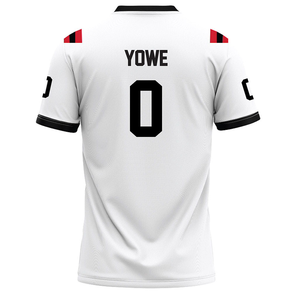 Arkansas State - NCAA Football : Trenton Yowe - White Football Jersey-1